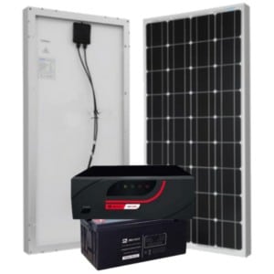 Solar 1kva Inverter With Battery And Panel
