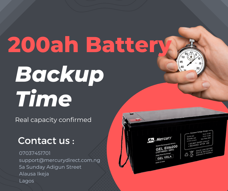 How long will a 200ah battery last