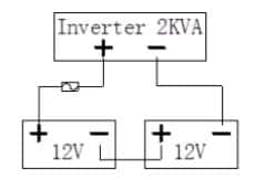 24v Battery Connection in Series