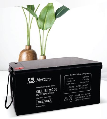 Mercury Gel Battery