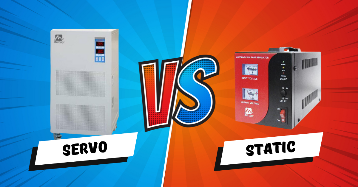 Servo vs Static Voltage Stabilizers