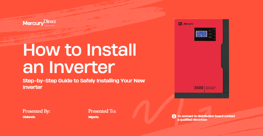 How to install an Inverter