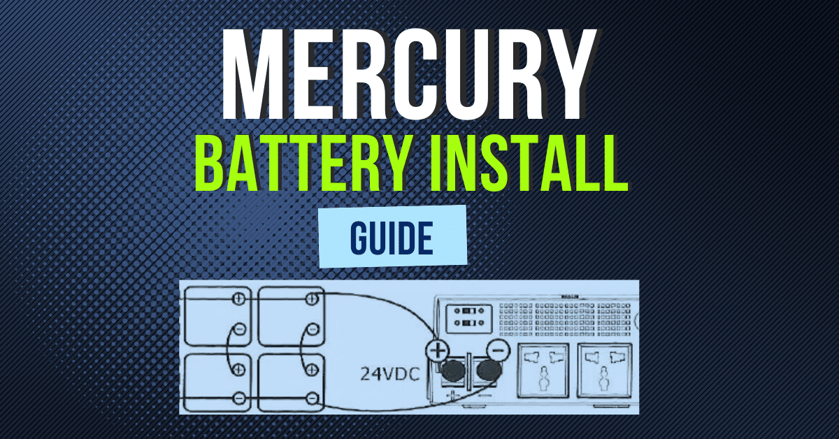 Mercury Deep Cycle Battery Installation Guide