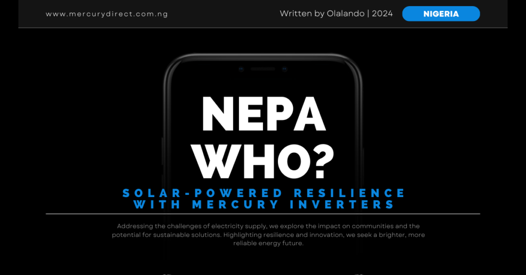 Solar Powered Resilience with Mercury Inverters