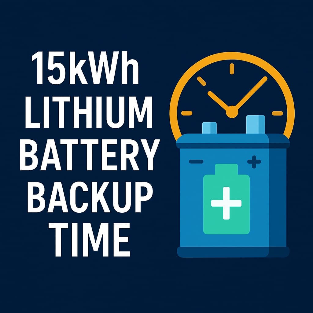 15kWh Lithium Battery Backup Time