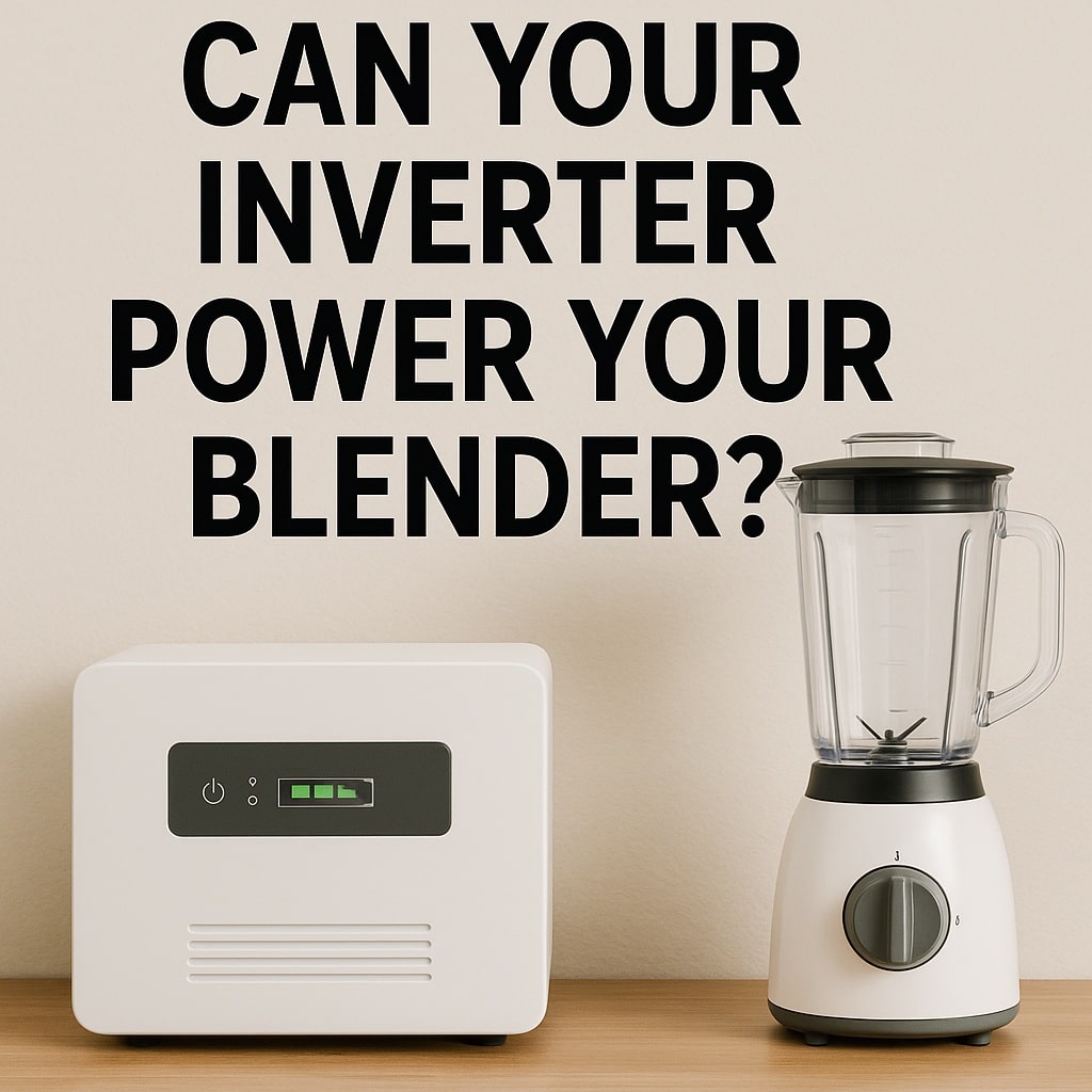Can Your Inverter Power Your Blender