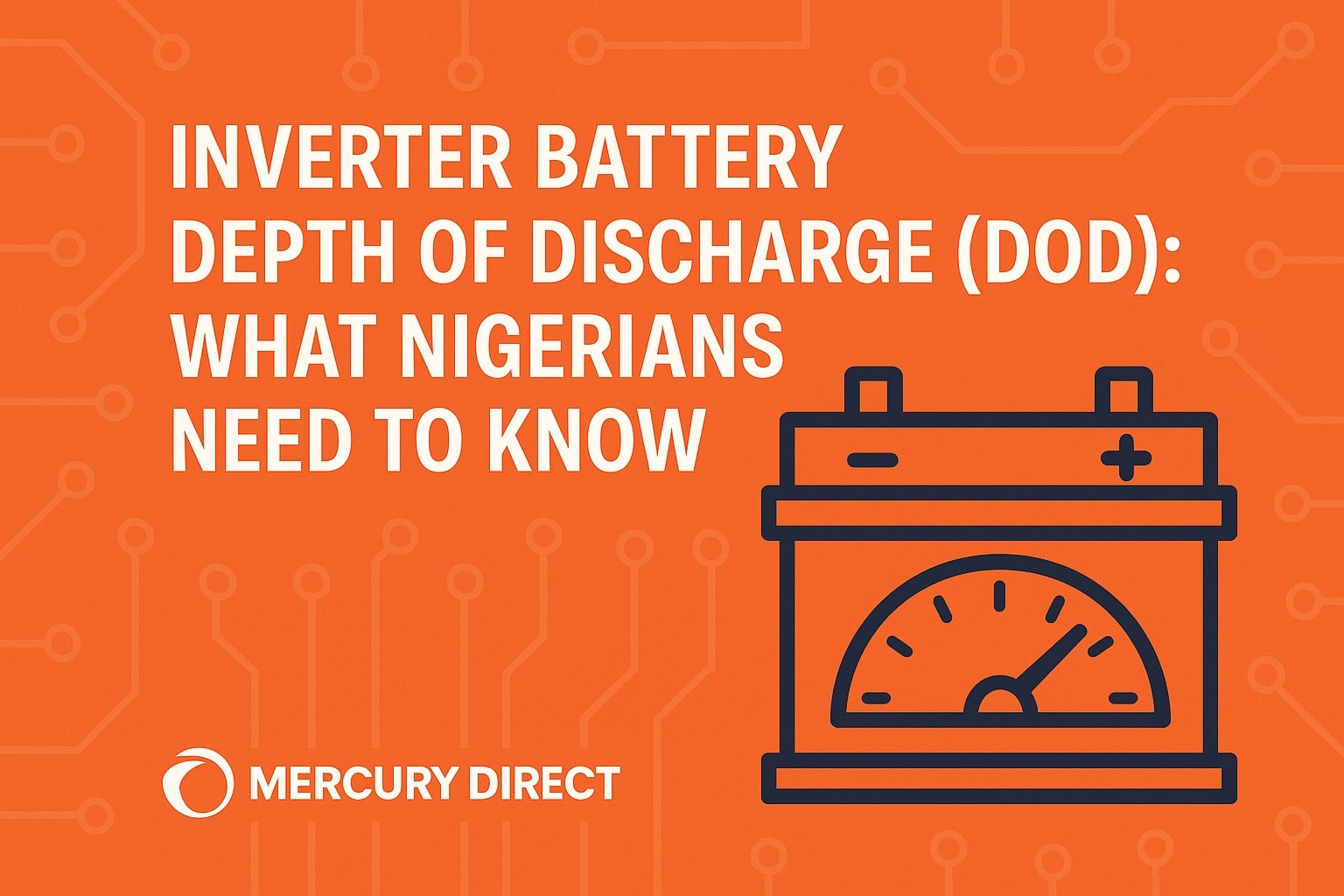 hy inverter battery Depth of Discharge