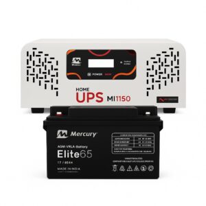 Mercury 1kva Inverter and 65Ah battery Bundle