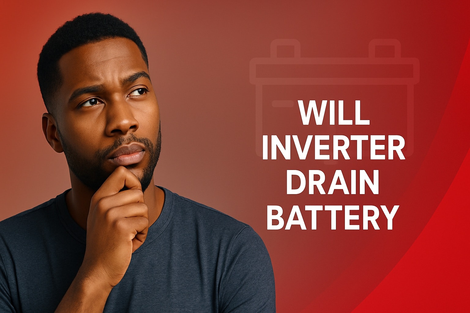 Will inverter drain battery