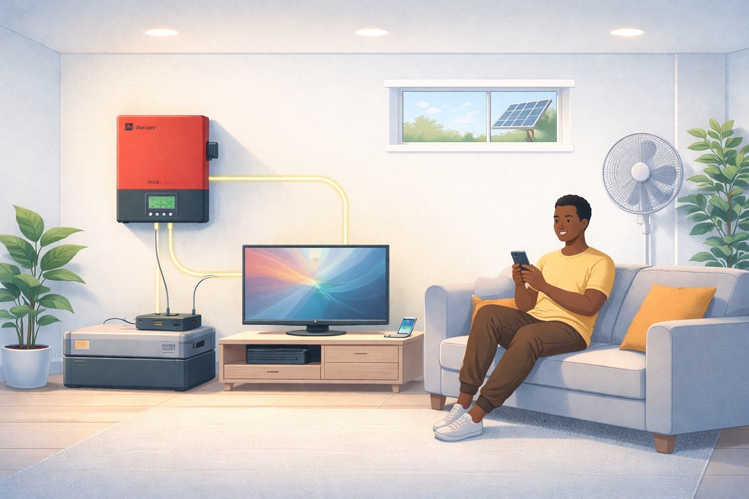 WHAT CAN A 2.4KVA INVERTER POWER?