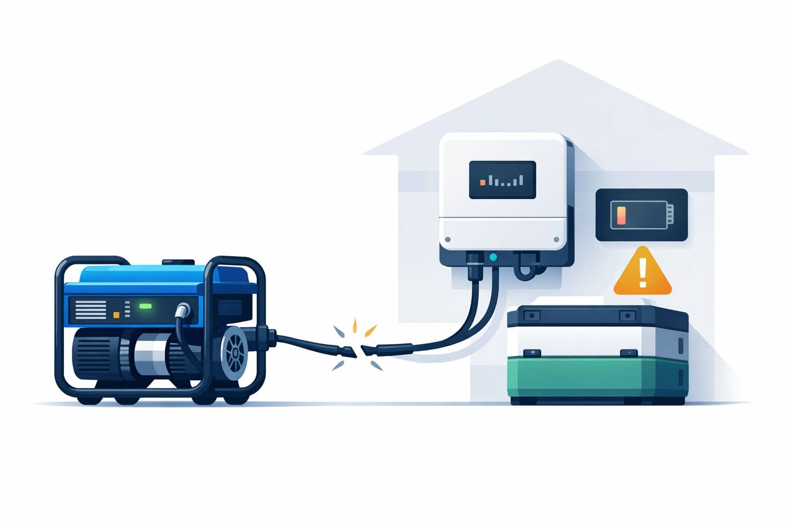 Generator Not Charging Inverter