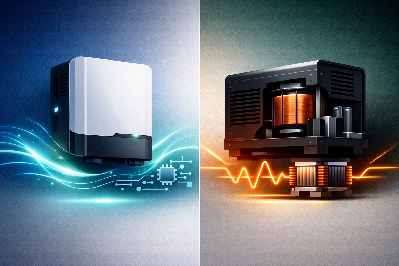 High-Frequency vs Low-Frequency Inverter