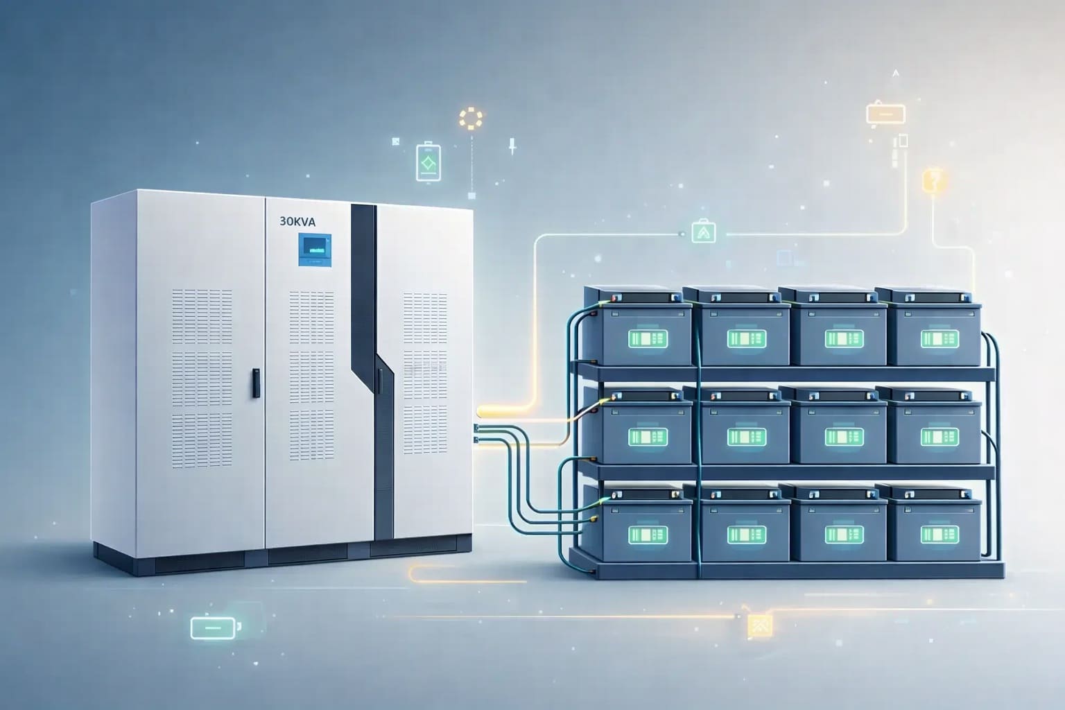 How Many Batteries for 30kVA Inverter