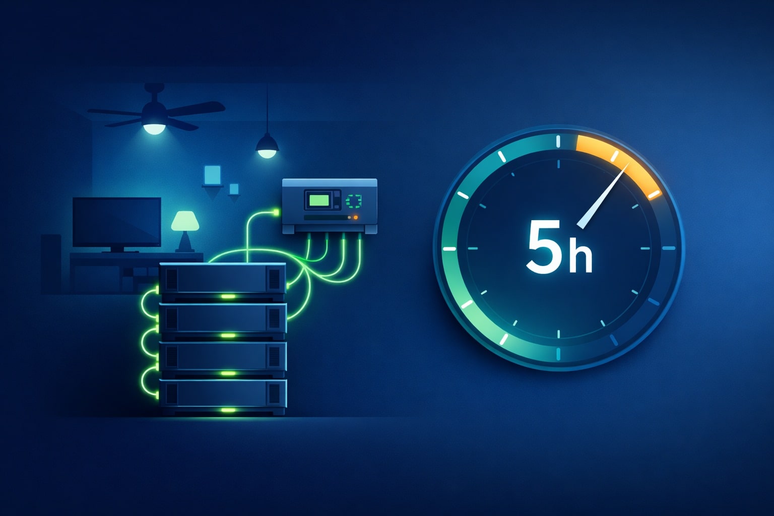 How Many Batteries for 5 Hours Backup