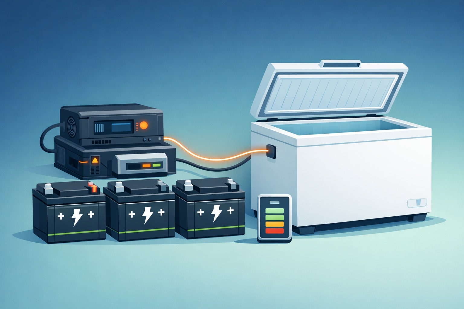 How Many Batteries for Freezer