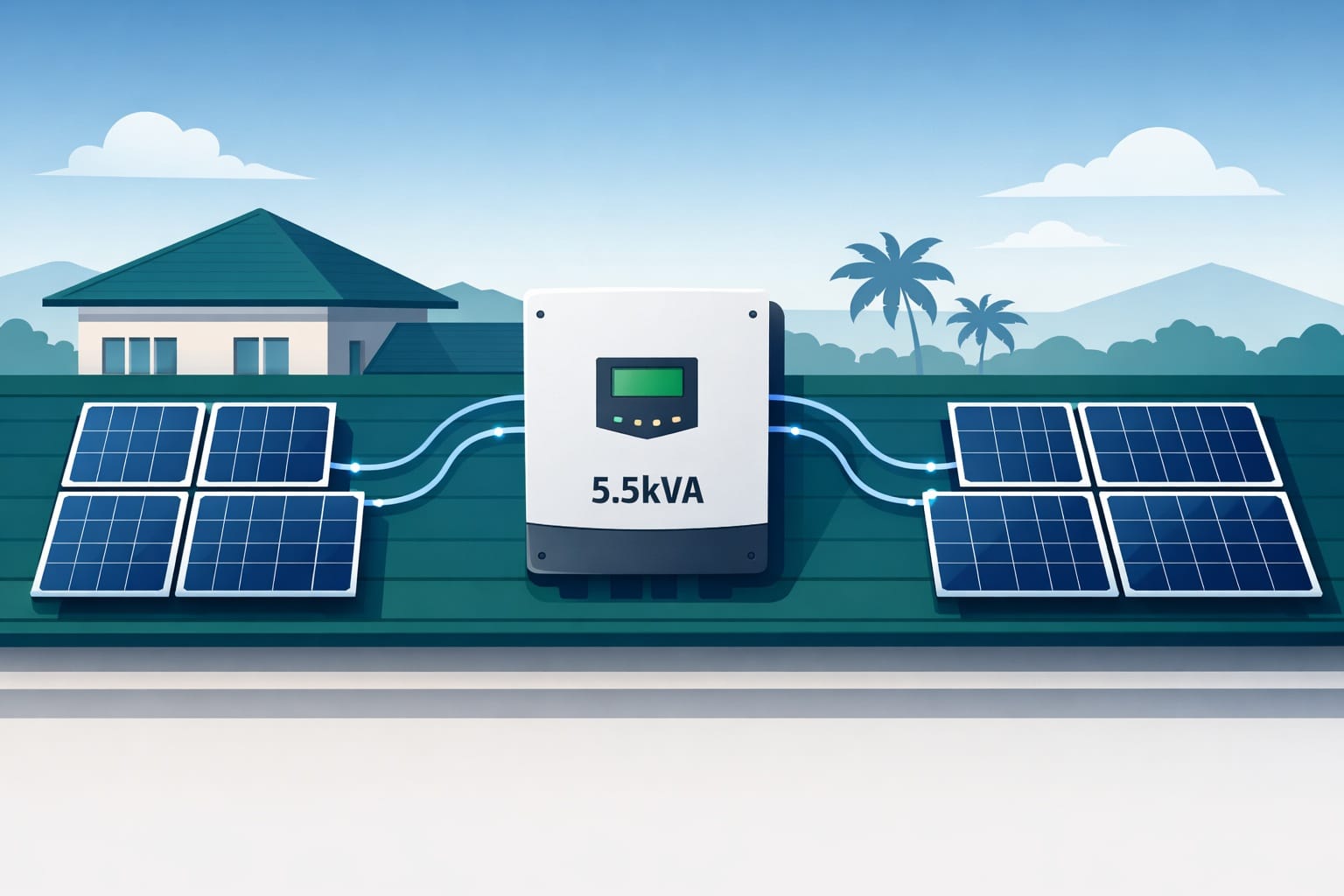 How Many Solar Panels for 5.5kVA Inverter.