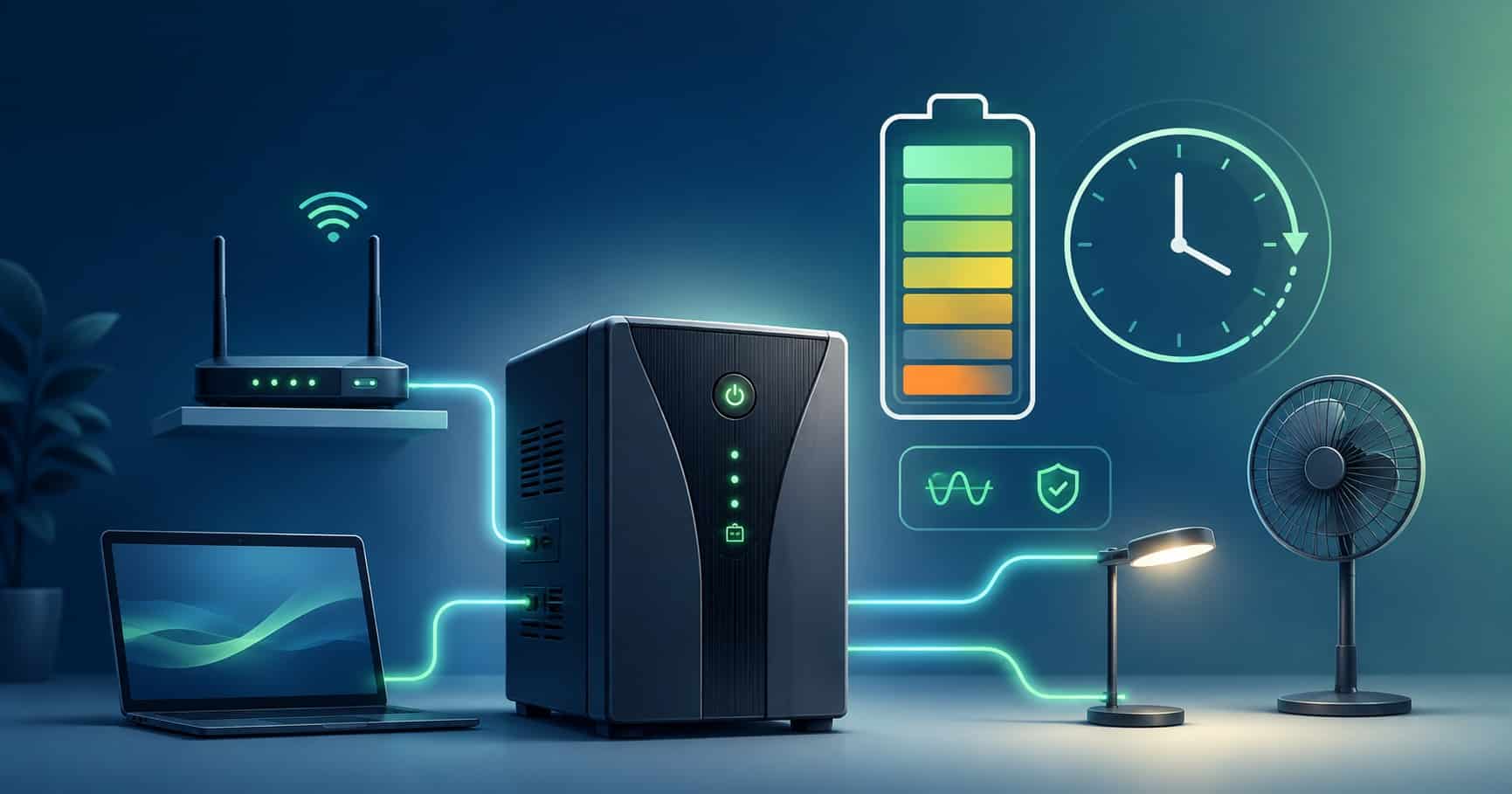 HOW LONG DOES A MERCURY UPS LAST ON A FULL CHARGE?